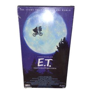 E.T. The Extraterrestrial VHS Movie Steven Spielberg 1988 Green Tape SEALED